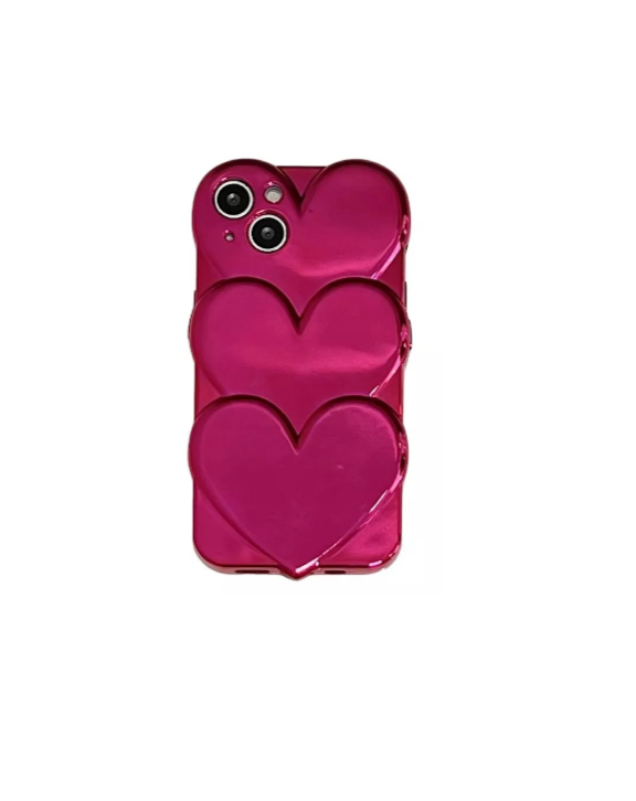 Case Carcasa Funda de Corazones Rojos para iPhone 11 12 13 14  pro max